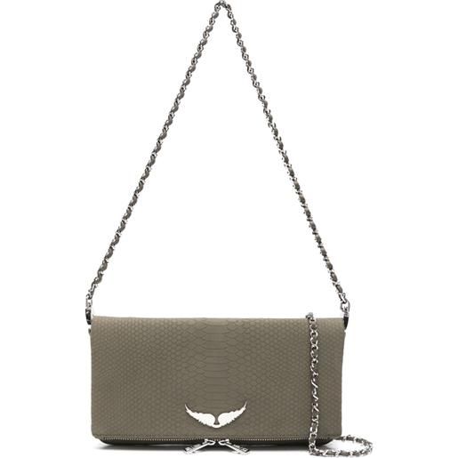 Zadig&Voltaire clutch rock soft - verde