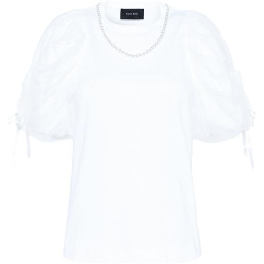 Simone Rocha t-shirt con decorazione - bianco