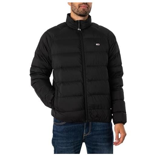 Tommy Jeans tjm essential lt down jacket ext dm0dm17984 giacche imbottite, nero (black), xxl uomo