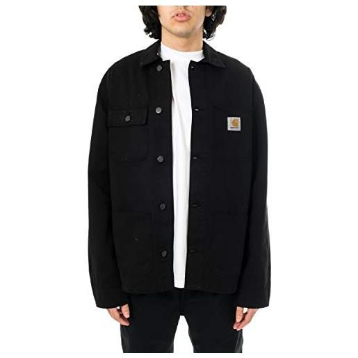 Carhartt michigan chore coat maglietta a maniche lunghe, nero (black 89. Gd), large (taglia produttore: l) uomo