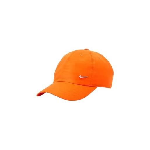 Nike heritage86 cappello/visiera, arancione rush, taglia unica unisex-bambini e ragazzi