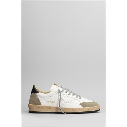 4B12 sneakers play new in pelle e camoscio taupe