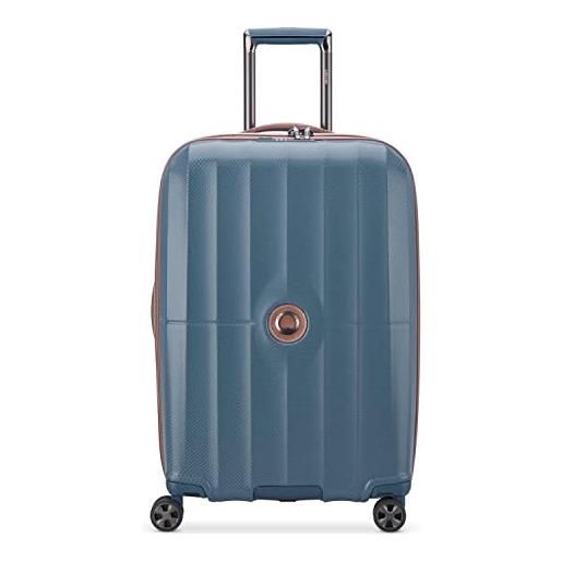 DELSEY PARIS - st tropez - valigia da cabina rigida estensibile, blu oltremare, m, estensibile