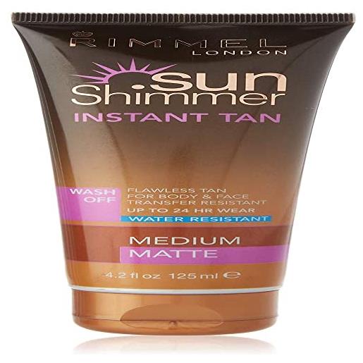 Rimmel sunshimmer water resistant instant tan wash off opaco - medium