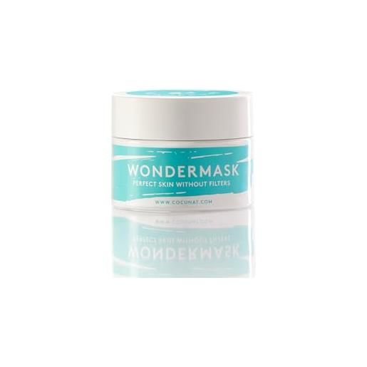 COCUNAT | wondermask | maschera viso detergente | disintossica, esfolia e restringe i pori | maschera all'argilla | pelle mista e grassa | opacizza | elimina le impurità | brufoli | acne | 50 ml