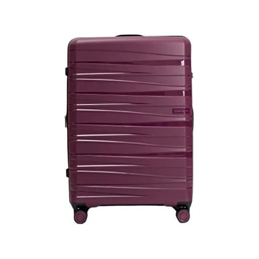 PACO MARTINEZ valigia da viaggio unisex, bagaglio grande v universe, colore malva