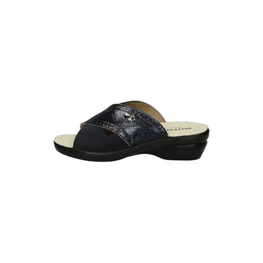 Valleverde sandali donna 25301 in pelle nero modello casual. Una calzatura comoda adatta per tutte le occasioni. Primavera estate. Eu 41