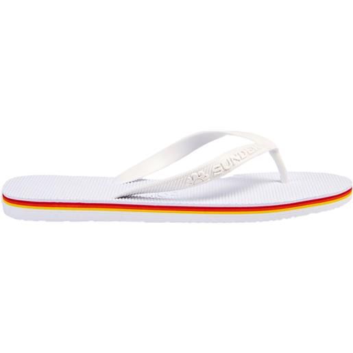 SUNDEK barracuda ciabatte infradito con profili arcobaleno unisex