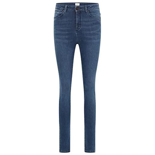 Mustang style georgia super skinny jeans, blu scuro 882, 33w x 30l donna