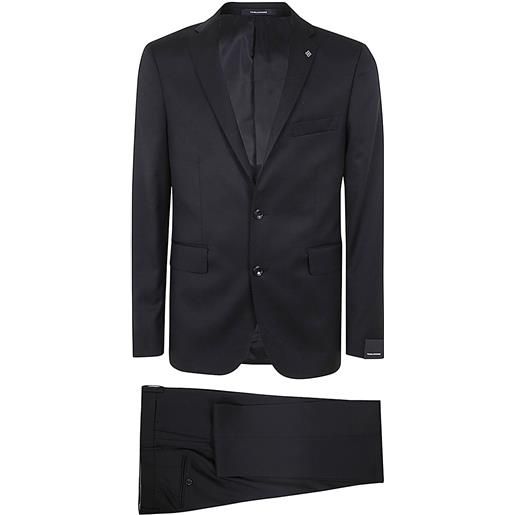 Tagliatore classic suit with constructed shoulder