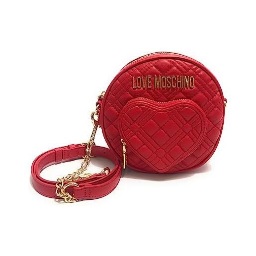 Love Moschino borsa a spalla donna, rosso, 17x17x5