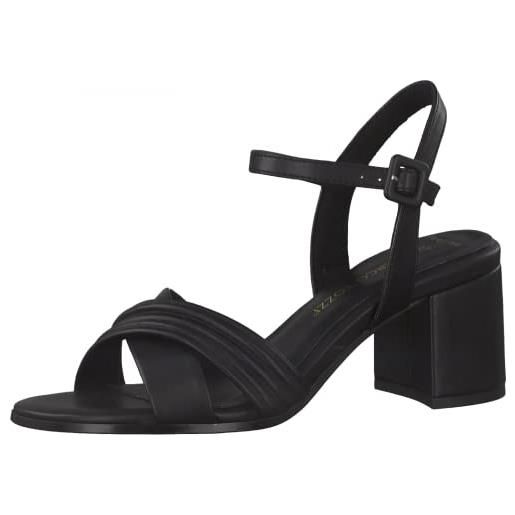 MARCO TOZZI 2-2-28301-38, sandali con tacco donna, nero, 38.5 eu