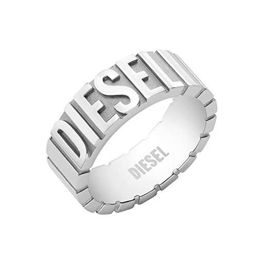 Diesel anello in acciaio inox, dx1390040, acciaio inox, senza gemstone