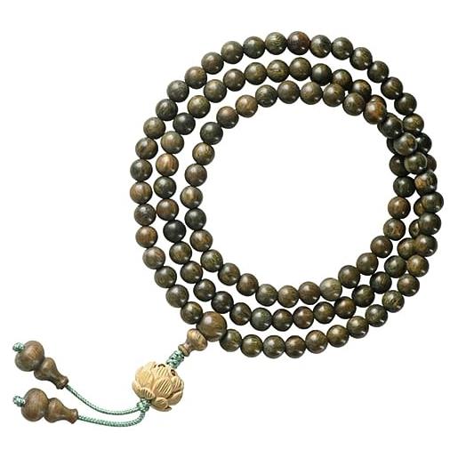 CALLARON collane collana rosario da uomo rosario in legno collana di perline braccialetto di preghiera per le donne perline di sandalo amanti braccialetto di perline di legno turchese