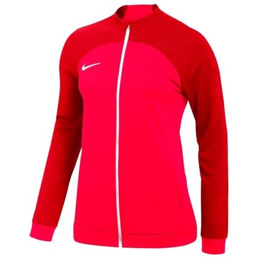 Nike w nk df acdpr trk jkt k giacca, university red/bright crimson/white, l donna