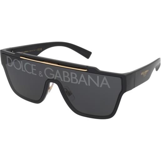 Dolce & Gabbana dg6125 501/m | occhiali da sole graduati o non graduati | prova online | unisex | plastica | mascherina | nero | adrialenti