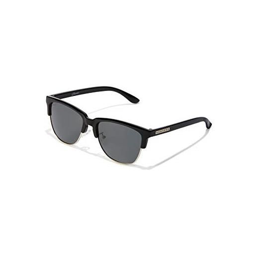 Hawkers new classic, occhiali da sole unisex - adulto, polarized black, taglia unica