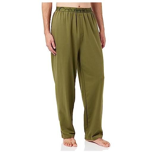 Calvin Klein sleep pant 000nm2386e pantaloni, verde (napa), m uomo