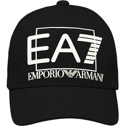 EA7 berretto da tennis EA7 man woven baseball hat - black