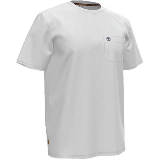 Timberland t-shirt dunstan river pocket uomo bianco
