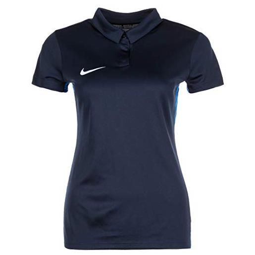 Nike w nk dry acdmy18 polo ss t-shirt, uomo, royal blue/obsidian/(white), s