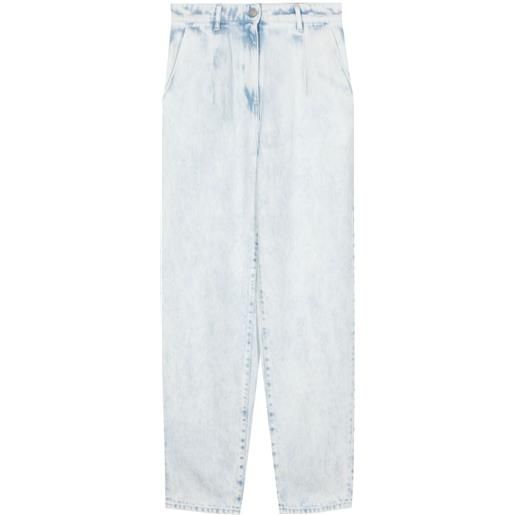 IRO jeans con effetto schiarito elide - blu