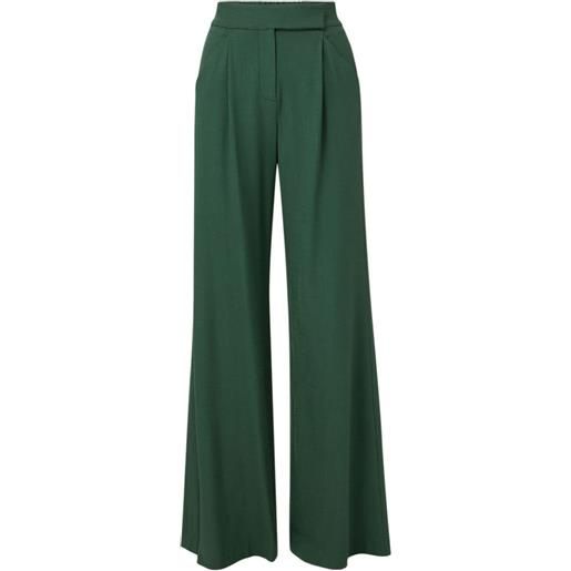 Veronica Beard pantaloni a gamba ampia marbeau - verde