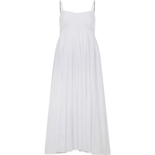 AZEEZA abito rachel midi - bianco