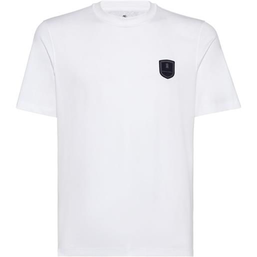 Brunello Cucinelli t-shirt con applicazione - bianco