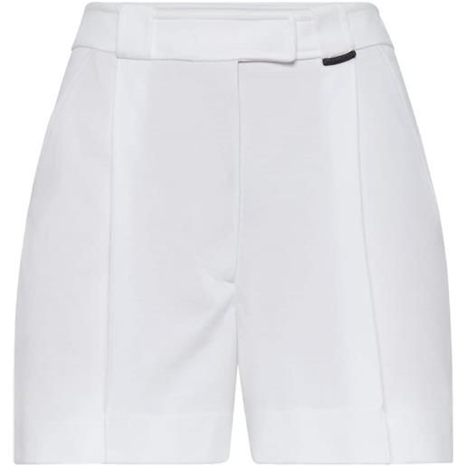 Brunello Cucinelli shorts con decorazione monili - bianco