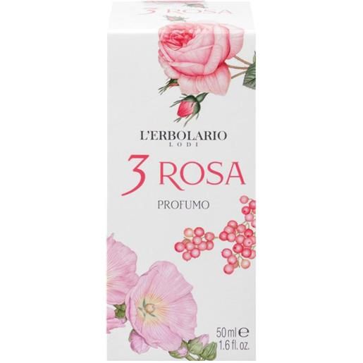 L'ERBOLARIO 3 rosa acqua profumo 50ml