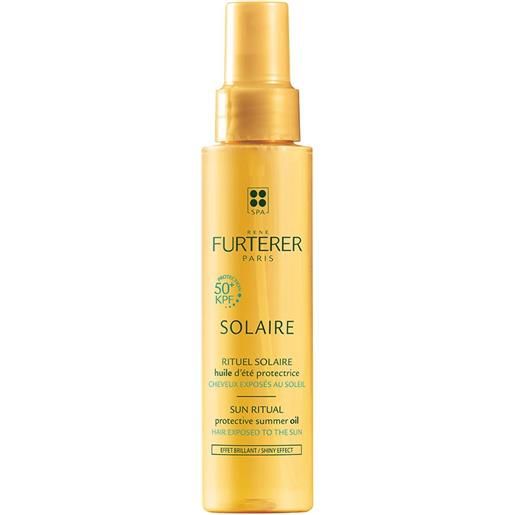 René Furterer Solaire - olio solare protettivo capelli kpf50+, 100ml