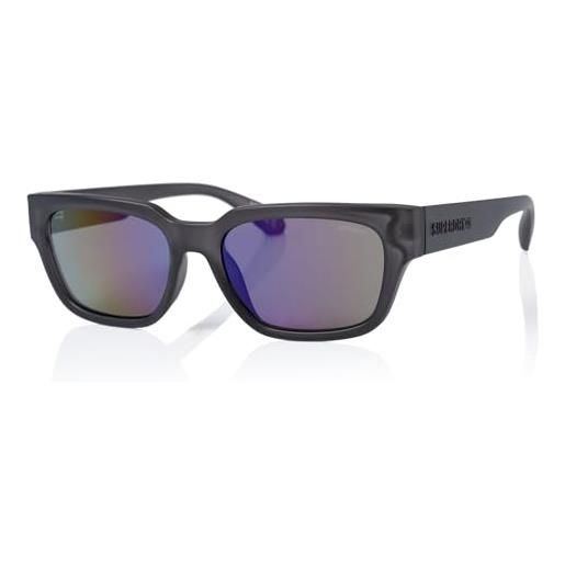 Superdry sds 5004 sunglasses 108 matte grey/oil slick mirror, grigio. , einheitsgröße