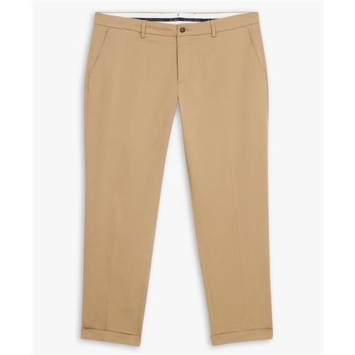 Brooks Brothers khaki relaxed fit double twisted cotton chinos