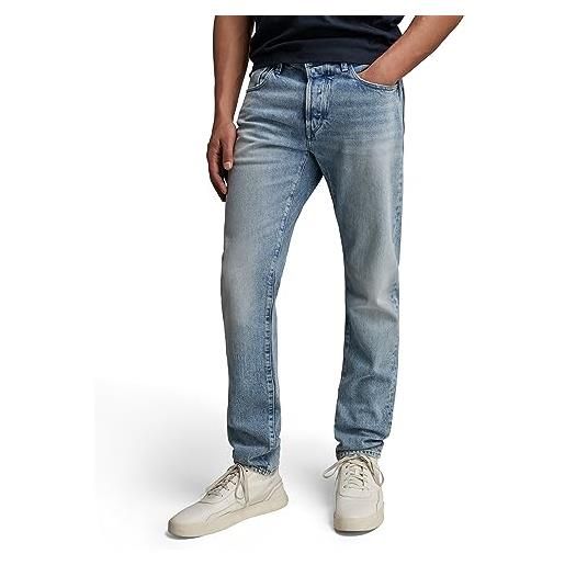 G-STAR RAW 3301 slim jeans, jeans uomo, blu (lt indigo aged 51001-8968-8436), 35w / 36l
