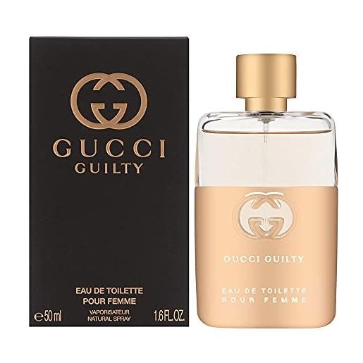 Gucci guilty eau de toilette nuovo packaging 2021 donna, floreale, 50millilitri