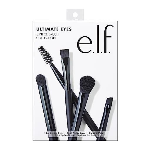 e.l.f. e. L. F, ultimate eyes kit, 5 pezzi brush collection