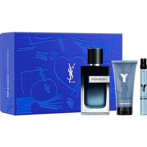 Yves Saint Laurent y eau de parfum 100ml set - cofanetto profumo