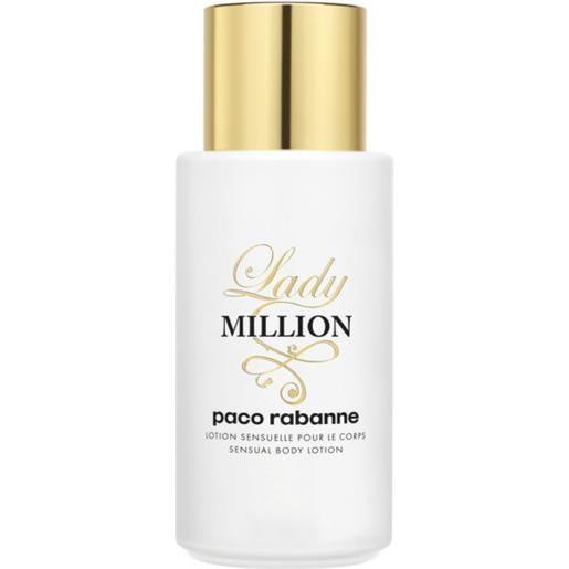 Paco Rabanne lady million body lotion 200ml