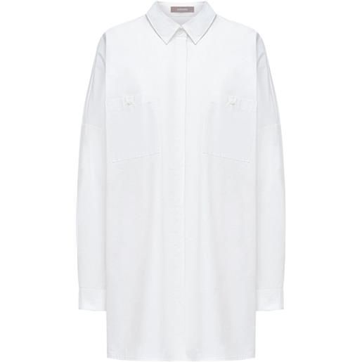 12 STOREEZ camicia con tasche - bianco