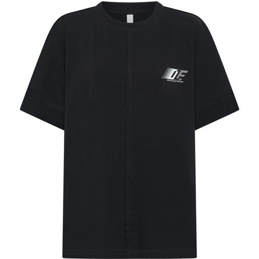 Dion Lee logo-print organic-cotton t-shirt - nero
