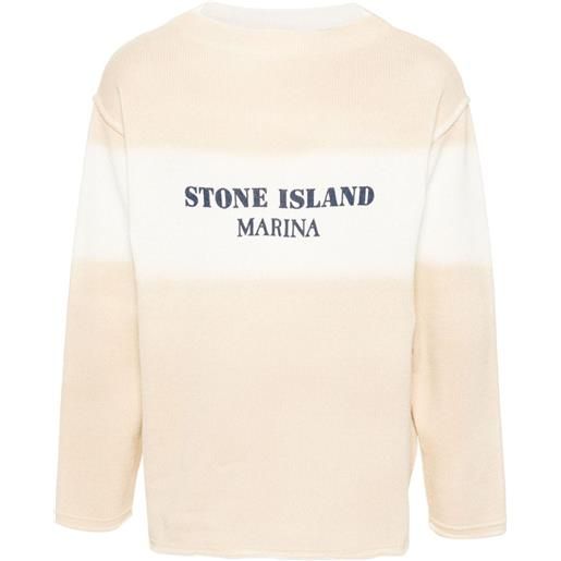 Stone Island maglione con stampa - toni neutri