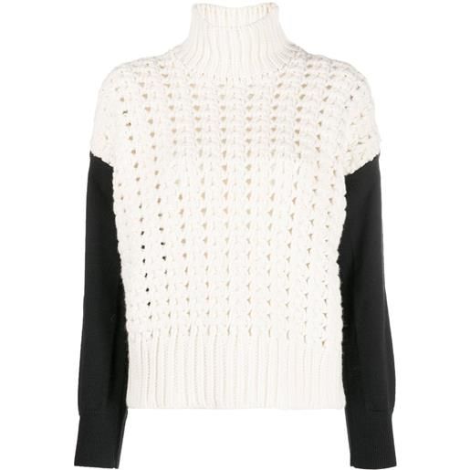 colville maglione con design color-block - bianco