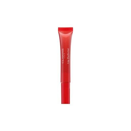 Clarins lip perfector lucidalabbra con glitteri 23 pomegranate glow 12 ml