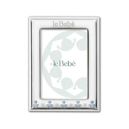 Le bebé cornice le bebé in argento pvd con sagome bimbo 9x13 cm
