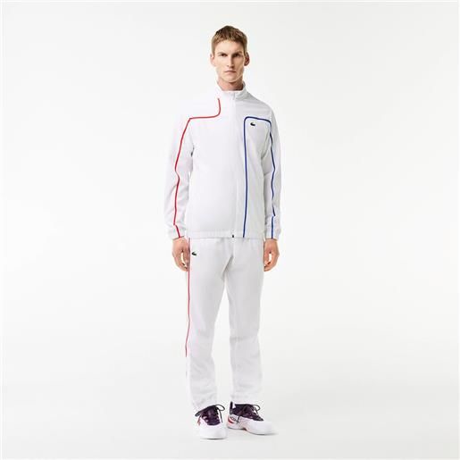 Lacoste wh7573 tracksuit bianco 4 uomo