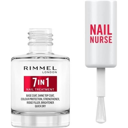Rimmel nail nurse 7 in 1 nail treatment - base e top coat 7 in 1