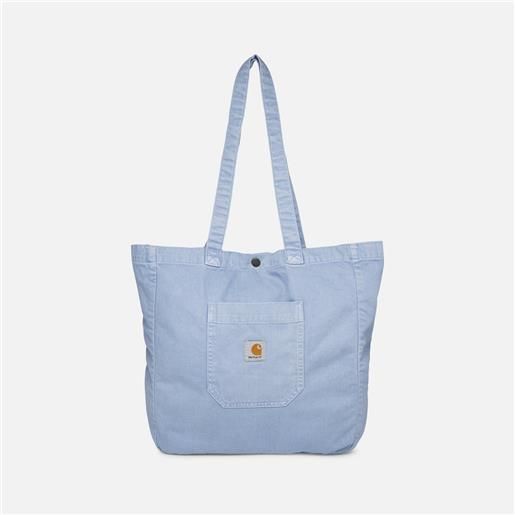 Carhartt WIP garrison tote frosted blue stone dyed unisex