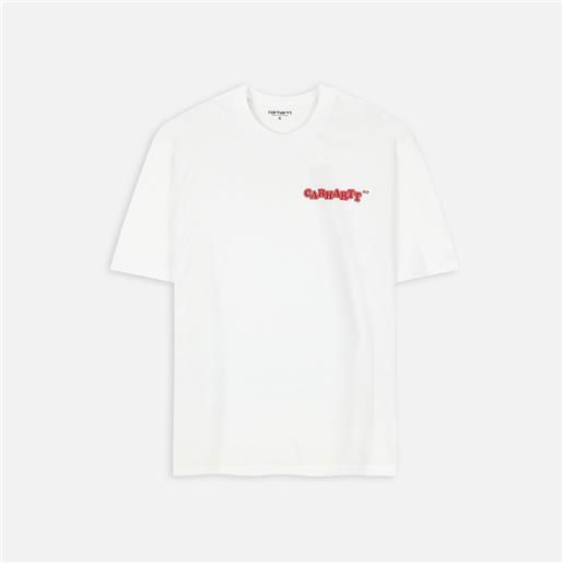 Carhartt WIP fast food t-shirt white/red uomo