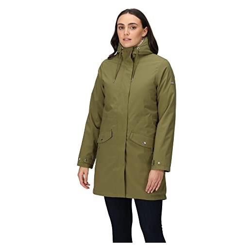 Regatta giacca donna brentley 3 in 1 impermeabile e traspirante - cappotto con cappuccio cresciuto - realizzata con tessuto riciclato